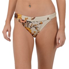 Sunflower Flowers Nature Trees Band Bikini Bottoms