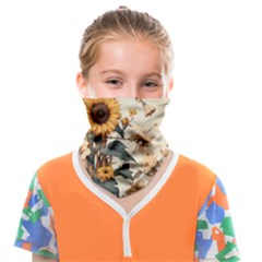 Sunflower Flowers Nature Trees Face Covering Bandana (kids)