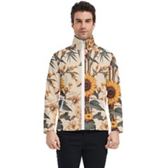 Sunflower Flowers Nature Trees Men s Bomber Jacket