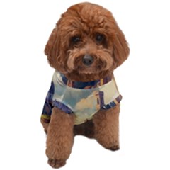 Village Houses Buildings Facade Dog T-shirt