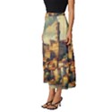 Village Houses Buildings Facade Classic Midi Chiffon Skirt View2