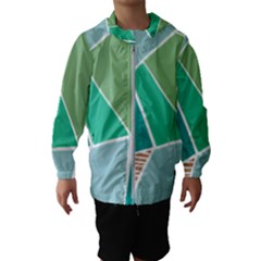 Geometric Colors  Pool Kids  Hooded Windbreaker