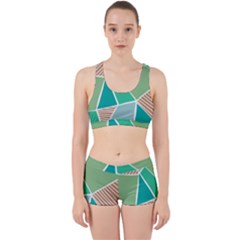 Geometric Colors  Pool Work It Out Gym Set