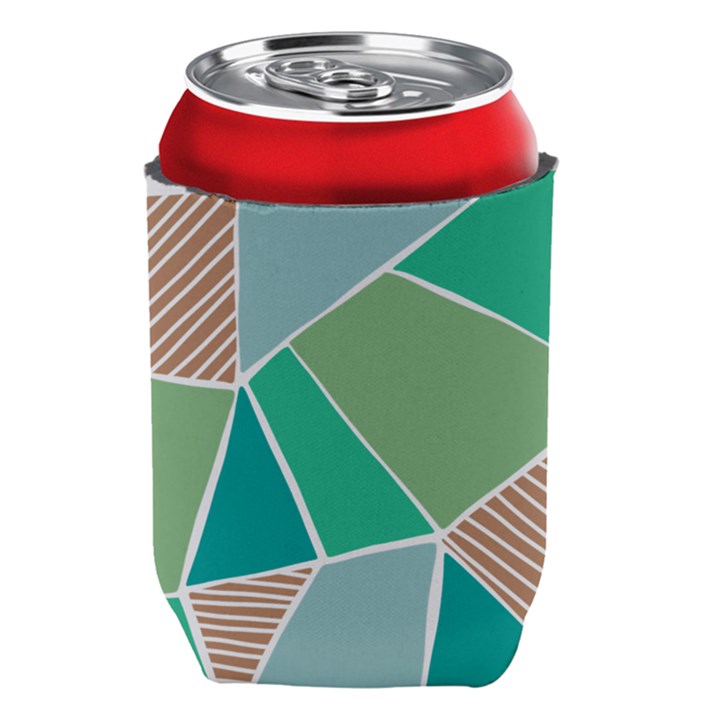 Geometric Colors  pool Can Holder