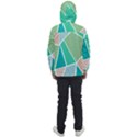 Geometric Colors  pool Men s Front Pocket Pullover Windbreaker View2