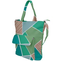 Geometric Colors  Pool Shoulder Tote Bag