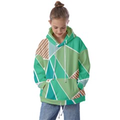 Geometric Colors  Pool Kids  Oversized Hoodie