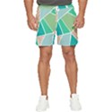 Geometric Colors  pool Men s Runner Shorts View1