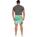 Geometric Colors  pool Men s Runner Shorts View4