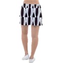 Black Minimalist Leaves Classic Tennis Skirt View2