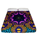 Mandala Fishes   Fitted Sheet (Queen Size) View1