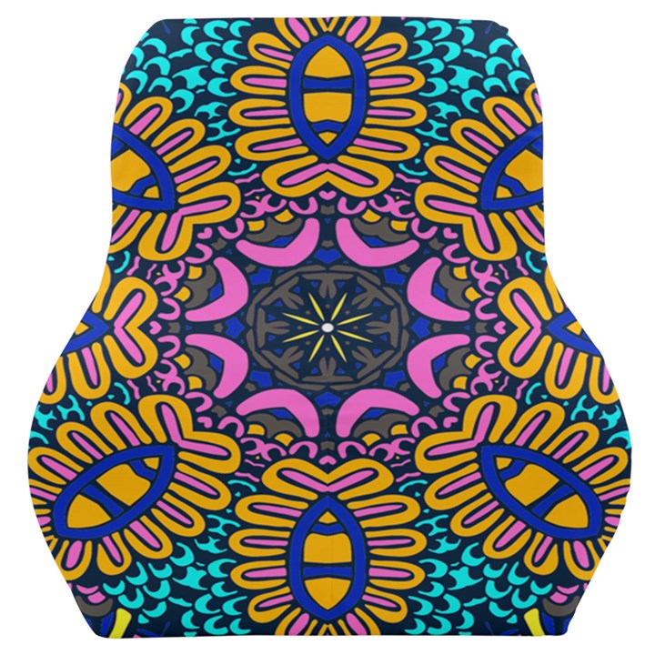 Mandala Fishes   Car Seat Back Cushion 