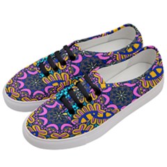 Mandala Fishes   Women s Classic Low Top Sneakers