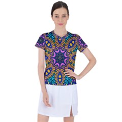 Mandala Fishes   Women s Sports Top