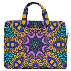 Mandala Fishes   Macbook Pro 15  Double Pocket Laptop Bag  by ConteMonfrey