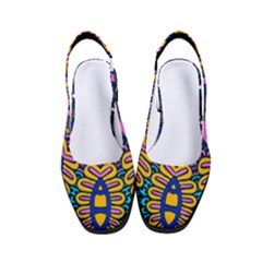 Mandala Fishes   Women s Classic Slingback Heels