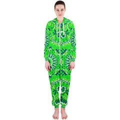 Mandala Flowers   Hooded Jumpsuit (ladies)