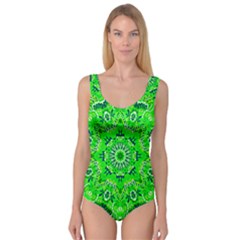 Mandala Flowers   Princess Tank Leotard 