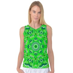 Mandala Flowers   Women s Basketball Tank Top