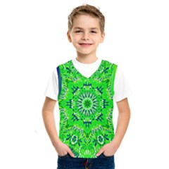 Mandala Flowers   Kids  Basketball Tank Top by ConteMonfrey