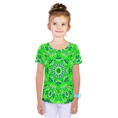 Mandala Flowers   Kids  One Piece T-shirt