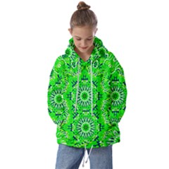 Mandala Flowers   Kids  Oversized Hoodie