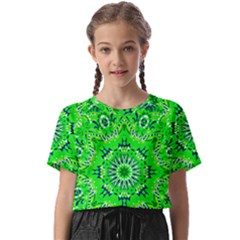 Mandala Flowers   Kids  Basic T-shirt