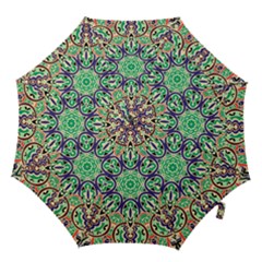 Cold Colors Mandala   Hook Handle Umbrellas (medium)