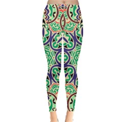 Cold Colors Mandala   Everyday Leggings  by ConteMonfrey