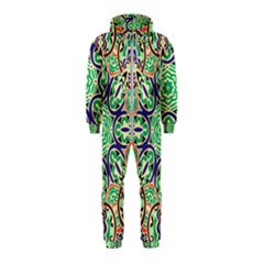 Cold Colors Mandala   Hooded Jumpsuit (kids)