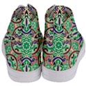 Cold Colors Mandala   Women s Mid-Top Canvas Sneakers View4