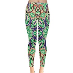 Cold Colors Mandala   Inside Out Leggings by ConteMonfrey