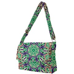 Cold Colors Mandala   Full Print Messenger Bag (s) by ConteMonfrey