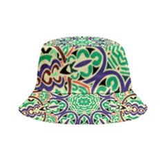 Cold Colors Mandala   Inside Out Bucket Hat