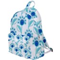 Blue Daisy Minimalist Leaves   The Plain Backpack View1