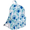 Blue Daisy Minimalist Leaves   The Plain Backpack View2