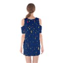 Christmas Sky Happy Shoulder Cutout One Piece Dress View2