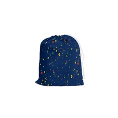 Christmas Sky Happy Drawstring Pouch (xs)