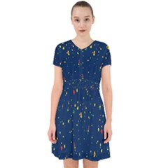 Christmas Sky Happy Adorable In Chiffon Dress by Dutashop