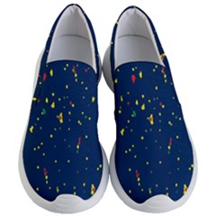 Christmas Sky Happy Women s Lightweight Slip Ons by Dutashop