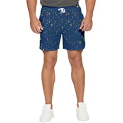 Christmas Sky Happy Men s Runner Shorts