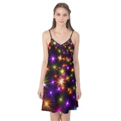 Star Colorful Christmas Abstract Camis Nightgown 