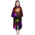 Star Colorful Christmas Abstract Kids  Hooded Rain Ponchos View1