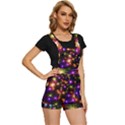 Star Colorful Christmas Abstract Short Overalls View3