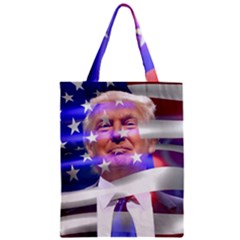 Donald Trump Flag Zipper Classic Tote Bag by vintagetrump