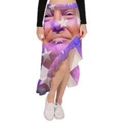 Donald Trump Flag Asymmetrical Ruffle Hem Skirt  by vintagetrump