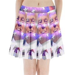 Donald Trump Flag Pleated Mini Skirt by vintagetrump