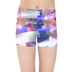 Donald Trump Flag Kids  Sports Shorts