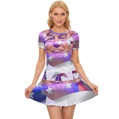 Donald Trump Flag Women s Sports Wear Set by vintagetrump