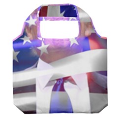 Donald Trump Flag Premium Foldable Grocery Recycle Bag